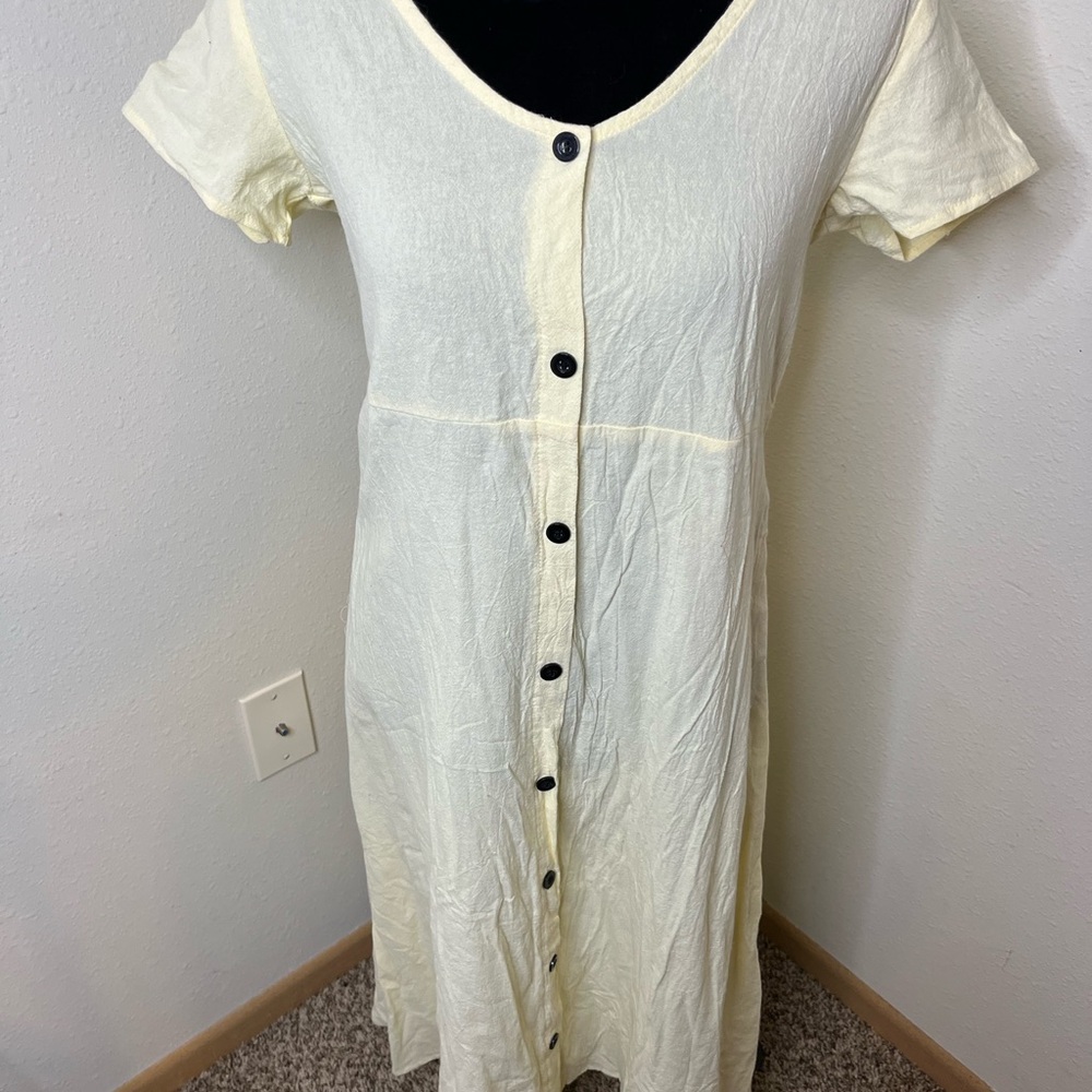 Women’s size s small NORACORA yellow dress NWT
